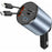 PT-19 Cigarette Lighter Car Charger 100W Fast Charging Adapter with iP  /  Type C Retractable Cables - 1