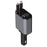 PT-16 Car Charger LED Display Cigarette Lighter Adapter with iP  /  Type C Retractable Cable - 1