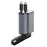 PT-16 Car Charger LED Display Cigarette Lighter Adapter with iP  /  Type C Retractable Cable - 2