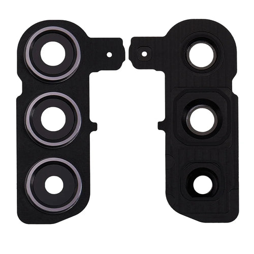 For Samsung Galaxy S24 S921 OEM Rear Camera Rim Lens Cover (Without Logo) - Black - 1