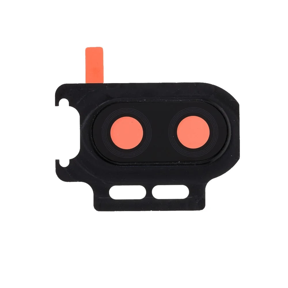 For OnePlus 6T OEM Back Camera Lens Ring Cover with Glass Lens Replacement Part - Black - 1