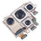 1 Set For Samsung Galaxy S25 Ultra S938 OEM Rear Camera Lens Module Part (Without Logo) - 2