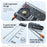 C35L 3 in 1 Cigarette Lighter Adapter Voltage Display 228W Fast Charging Car Charger with Retractable Cable - 7
