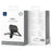 WIWU Wi-CC033 Helix USB A + Type C Car Charger 65W Fast Charging Adapter with Retractable USB C Cable - 6