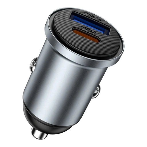 WIWU Wi-CC030 Nano Lite 35W USB-C + USB Car Charger PPS Fast Charging Dual Port Adapter - 1