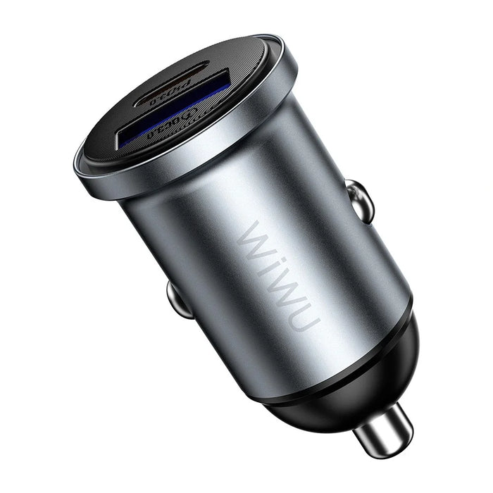WIWU Wi-CC030 Nano Lite 35W USB-C + USB Car Charger PPS Fast Charging Dual Port Adapter - 4