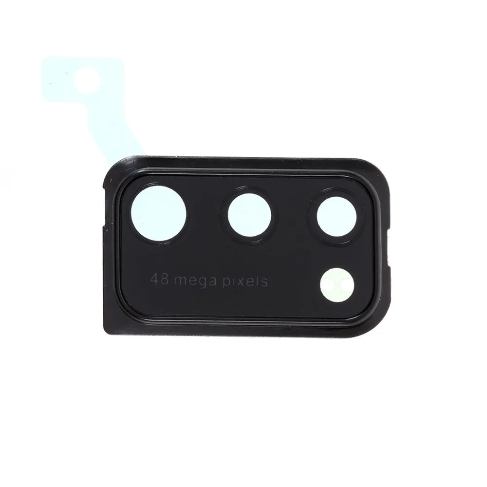 OEM Back Camera Lens Ring Cover with Glass Lens Part for Samsung Galaxy A41 A415 - Black - 1
