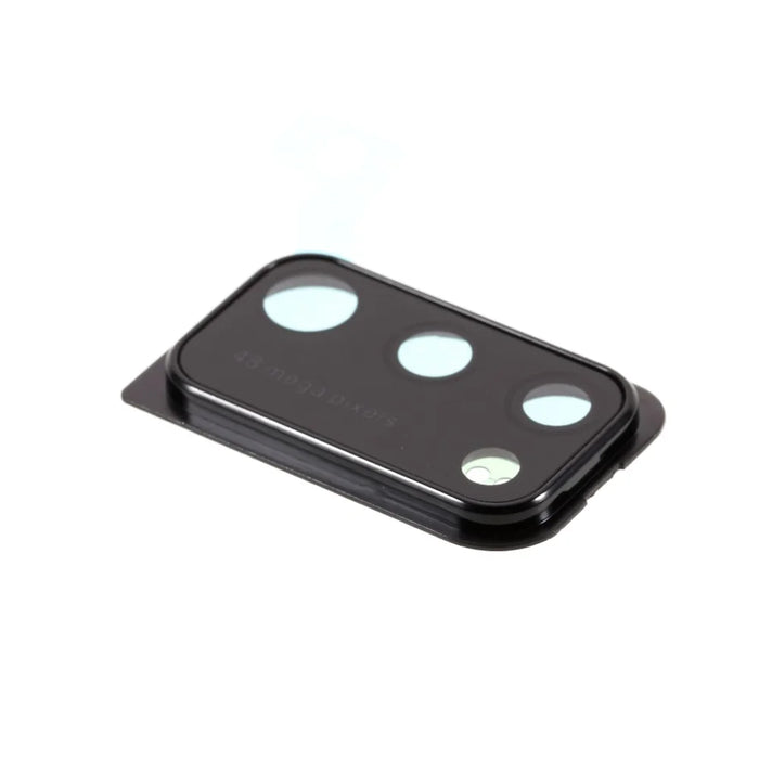 OEM Back Camera Lens Ring Cover with Glass Lens Part for Samsung Galaxy A41 A415 - Black - 2