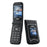 UNIWA X29 2.8 inch Flip Phone Dual Screen Dual SIM Card Standby GSM Keypad 2000mAh Rugged Mobile - Black  /  Grey - 1
