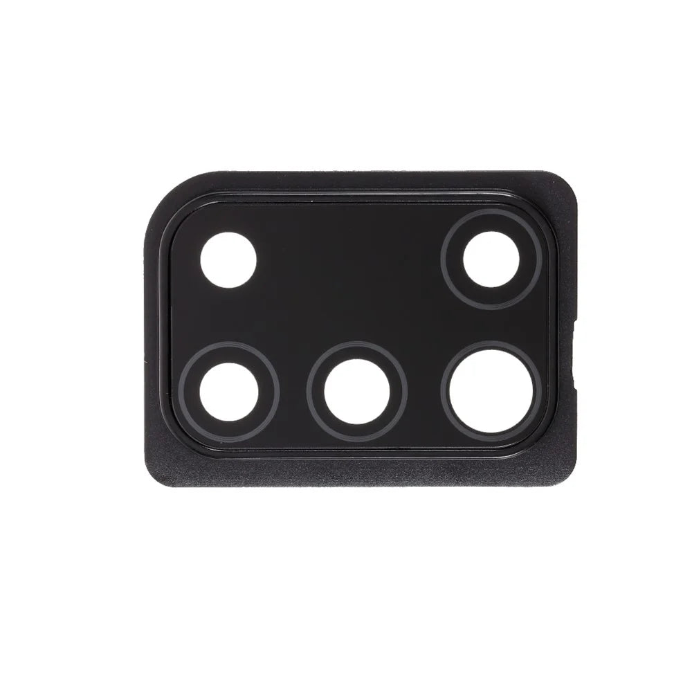 OEM Back Camera Lens Ring Cover with Glass Lens for Samsung Galaxy A31 A315 - Black - 1
