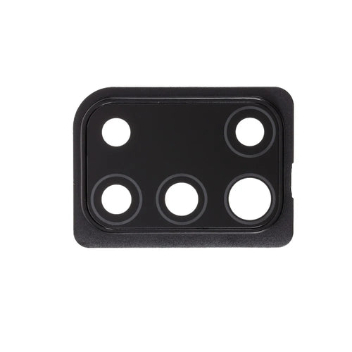 OEM Back Camera Lens Ring Cover with Glass Lens for Samsung Galaxy A31 A315 - Black - 1