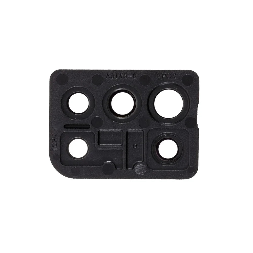 OEM Back Camera Lens Ring Cover with Glass Lens for Samsung Galaxy A31 A315 - Black - 3