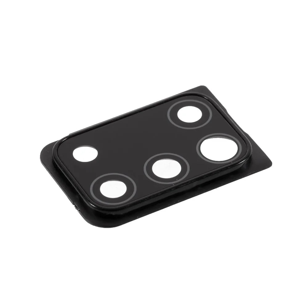OEM Back Camera Lens Ring Cover with Glass Lens for Samsung Galaxy A21S A217 - Black - 2