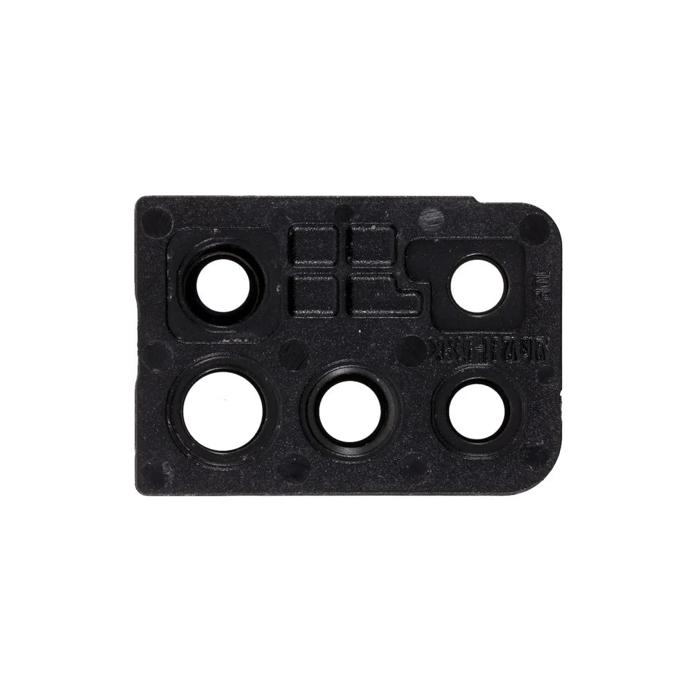 OEM Back Camera Lens Ring Cover with Glass Lens for Samsung Galaxy A21S A217 - Black - 3