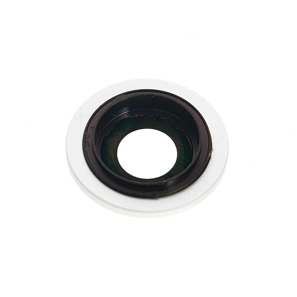 1 Set For iPhone 16e OEM Rear Camera Rim Lens Cover (without Logo) - White - 5