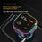 GE03 Voltage Display Car Charger with Retractable Cable and Ambient Light PD 65W Fast Charging Adapter - 3