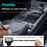 GE03 Voltage Display Car Charger with Retractable Cable and Ambient Light PD 65W Fast Charging Adapter - 5