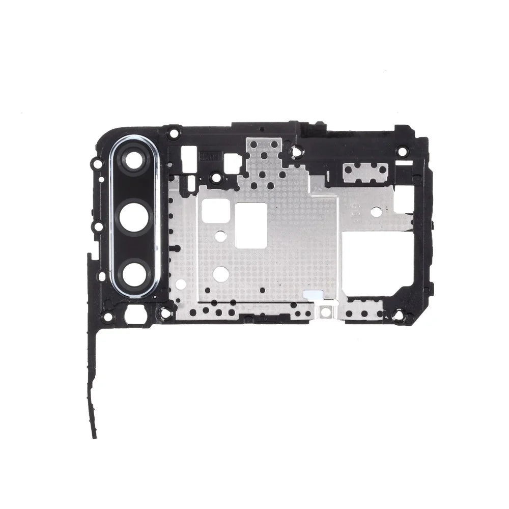OEM Rear Camera Lens Rim Cover + Motherboard Shield Cover for Huawei Honor 20 Lite - Silver - 1