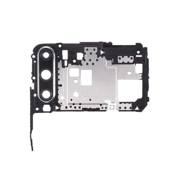 OEM Rear Camera Lens Rim Cover + Motherboard Shield Cover for Huawei Honor 20 Lite - Silver - 1