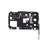OEM Rear Camera Lens Rim Cover + Motherboard Shield Cover for Huawei Honor 20 Lite - Silver - 2