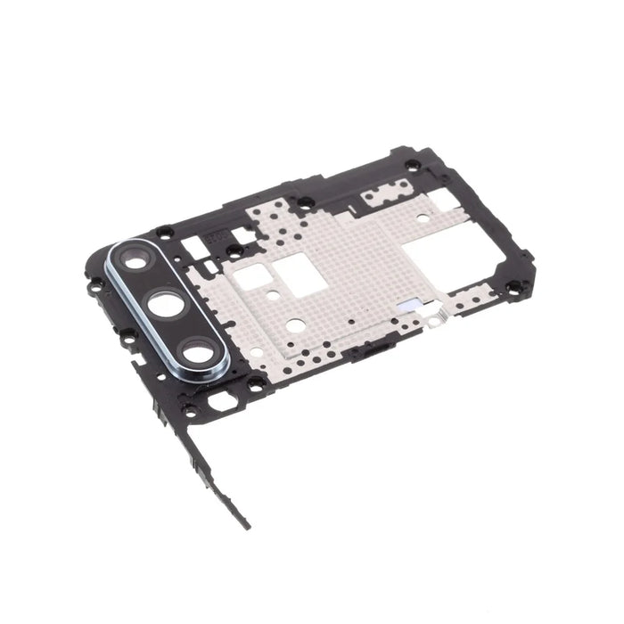 OEM Rear Camera Lens Rim Cover + Motherboard Shield Cover for Huawei Honor 20 Lite - Silver - 3