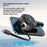 GE10 Voltage Display Car Charger with Retractable Cable PD 65W Fast Charging Adapter Temperature Control Protection - Black - 4