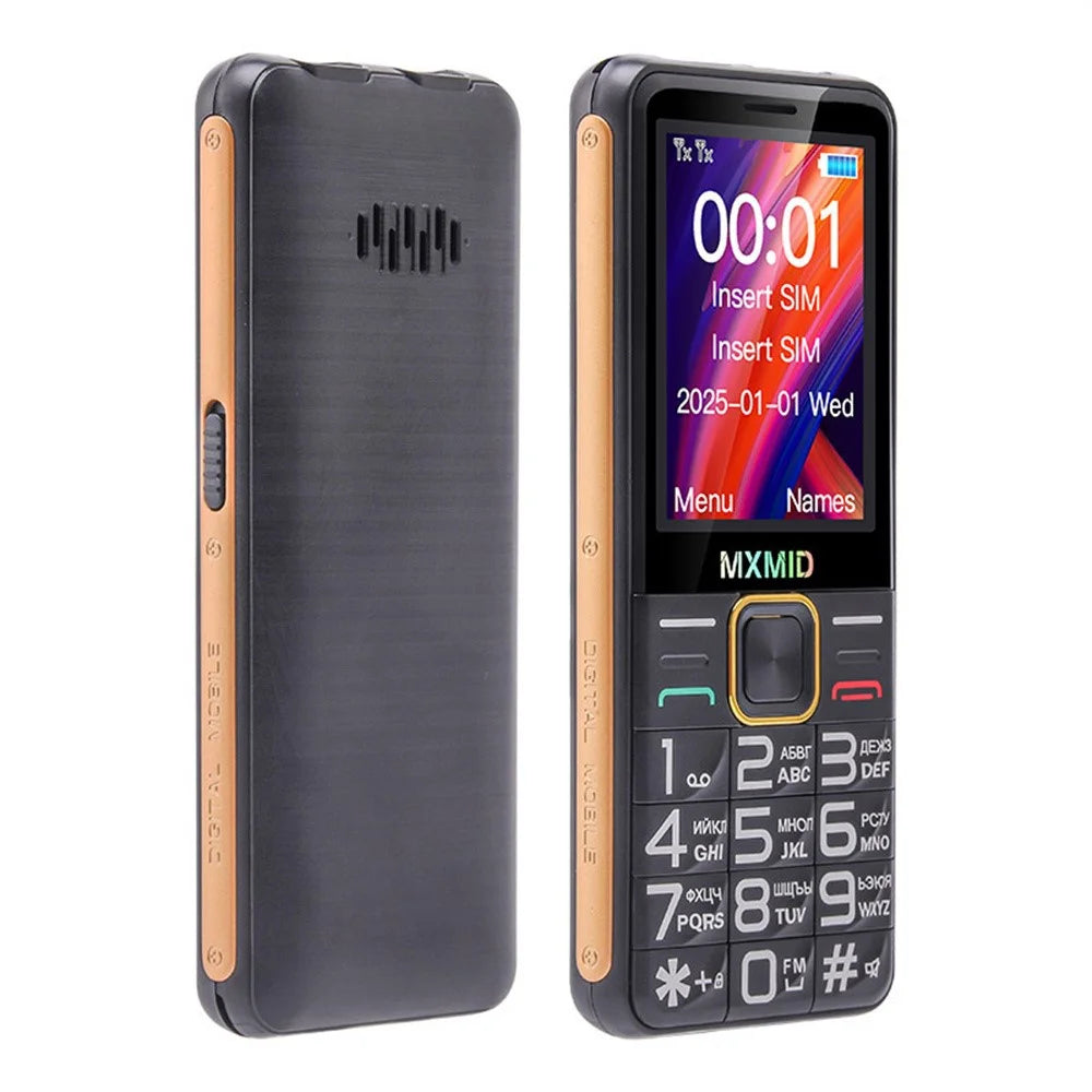 MXMID G880pro 2.4 Inch Display Phone Dual SIM Standby Bar Phone with Big Keys / Flashlight - Black - 2