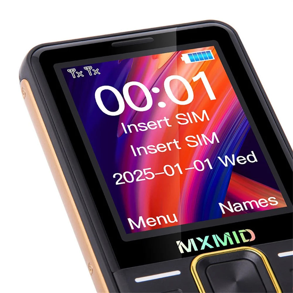 MXMID G880pro 2.4 Inch Display Phone Dual SIM Standby Bar Phone with Big Keys / Flashlight - Black - 5