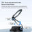 SD17 Car Phone Mount Holder Suction Cup Dashboard Navigation Portable Vacuum Suction Magnetic Phone Stand - Black - 5