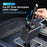 C88 USB Car Charger Cigarette Lighter Adapter with Dual Retractable Cable Bluetooth-Compatible 5.3 - 2