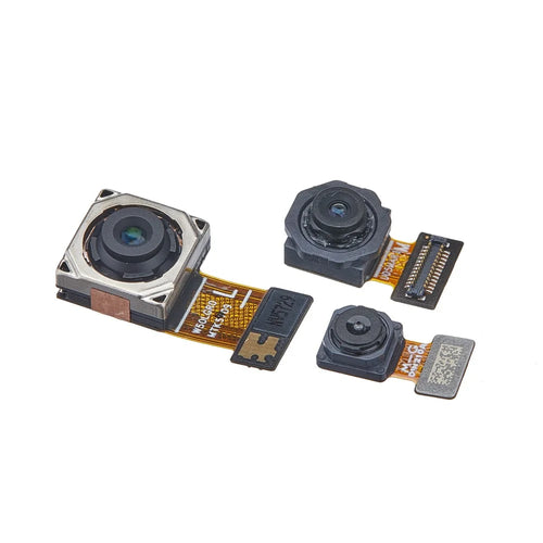 1 Set For Samsung Galaxy A17 5G A176 / A17 4G A175 OEM Rear Camera Lens Module Part (Without Logo) - 1