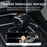K10 Car Charger with Retractable Cable Type-C + USB-A PD 20W QC 3.0 Fast Charging Cigarette Lighter - Black - 5
