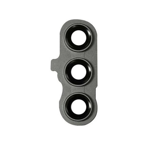 For Samsung Galaxy S23 FE S711 OEM Back Camera Lens Ring Cover with Glass Lens (without Logo) - Grey - 1