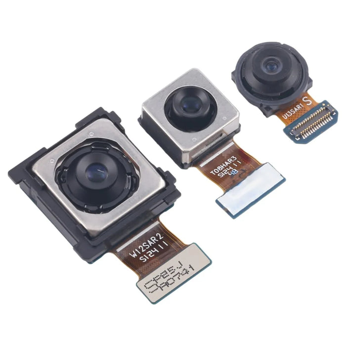1 Set For Samsung Galaxy S21 FE 5G G990B OEM Rear Camera Lens Module Part (Without Logo) - 2
