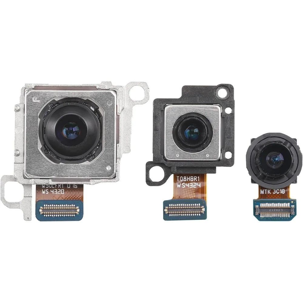 1 Set For Samsung Galaxy S23 FE S711B OEM Rear Camera Lens Module Part (Without Logo) - 1