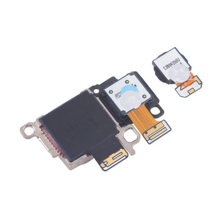 1 Set For Samsung Galaxy S24 FE S721B OEM Rear Camera Lens Module Part (Without Logo) - 3