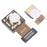 1 Set For Samsung Galaxy A06 4G SM-A065F OEM Rear Camera Lens Module Part (Without Logo) - 3