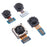 1 Set For Samsung Galaxy A32 4G (EU Version) / (US Version) SM-A325 OEM Rear Camera Lens Module Part (Without Logo) - 2