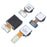 1 Set For Samsung Galaxy A32 4G (EU Version) / (US Version) SM-A325 OEM Rear Camera Lens Module Part (Without Logo) - 3