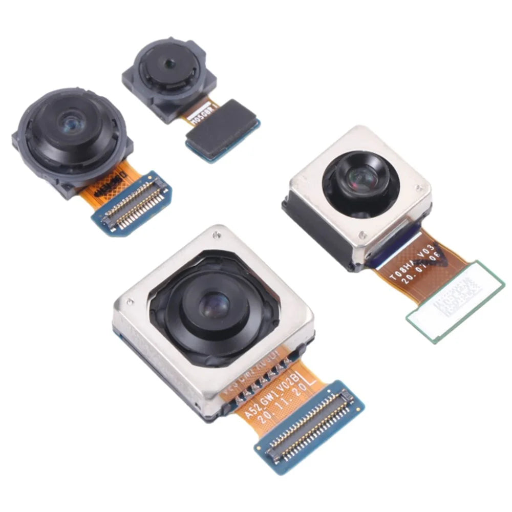 1 Set For Samsung Galaxy A72 4G SM-A725 OEM Rear Camera Lens Module Part (Without Logo) - 2
