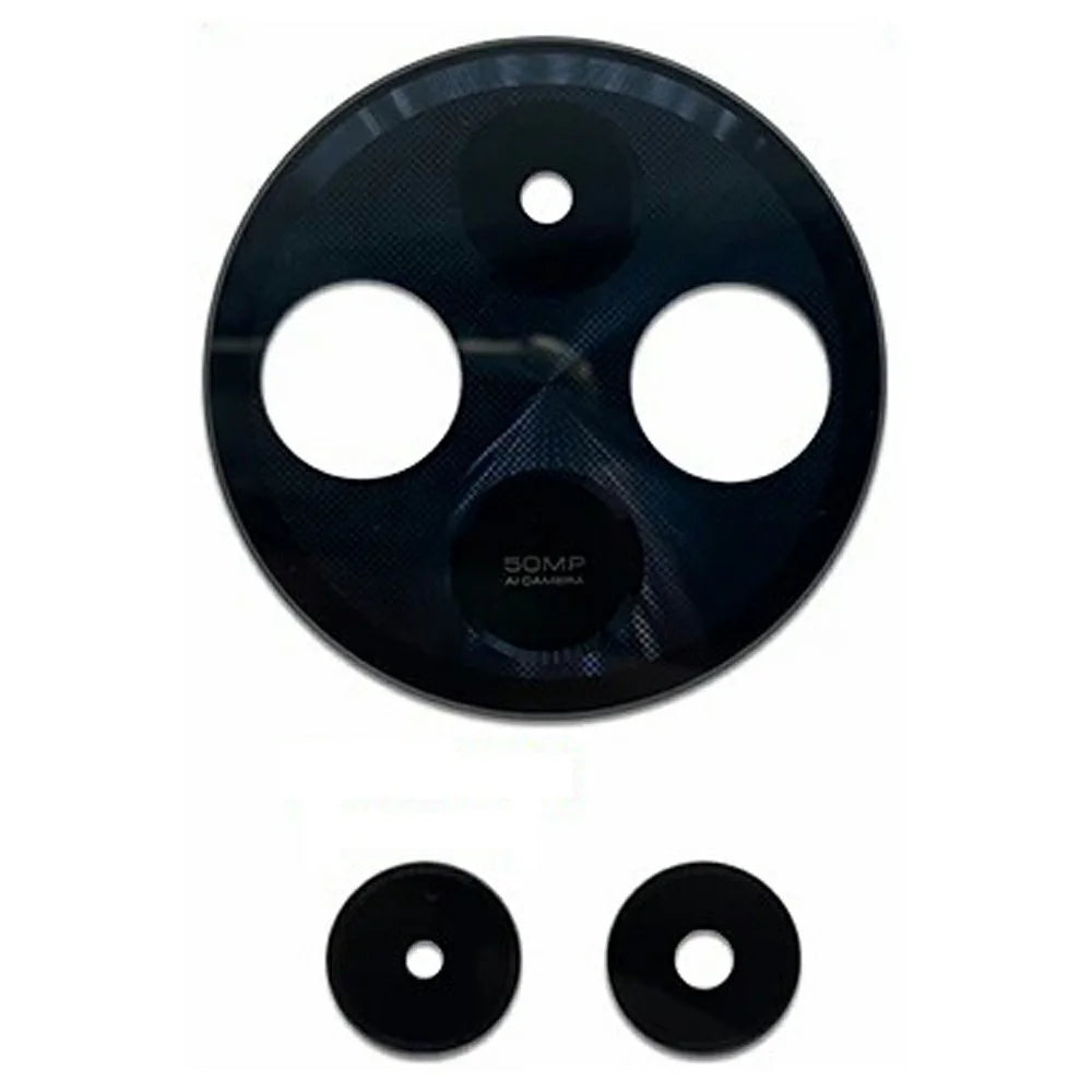 For Xiaomi Redmi 14C 4G / 5G OEM Phone Rear Camera Rim Lens Cover (Without Logo) - Black - 1
