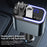 LC-040 5-in-1 Car Charger 180W Dual Retractable Cable Type-C iP (5-14) Bluetooth-compatible FM Transmitter Charging Adapter - 3