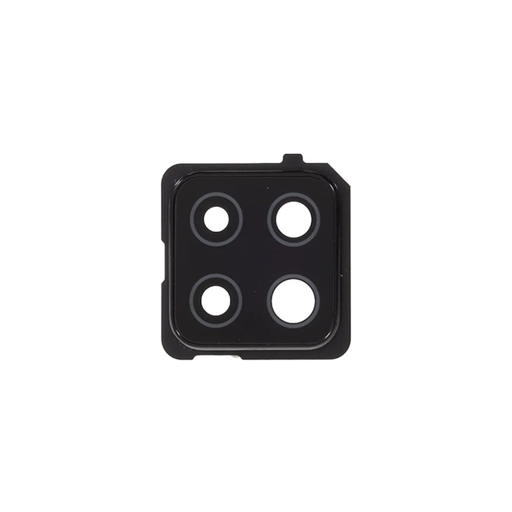 OEM Back Camera Lens Ring Cover with Glass Lens for Samsung Galaxy A42 5G A426 - Black - 1