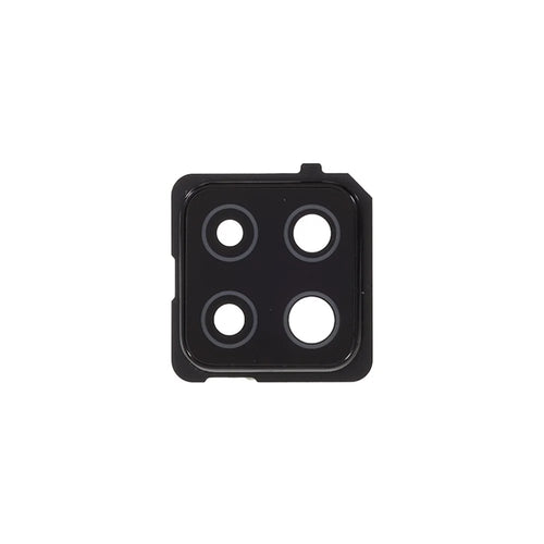 OEM Back Camera Lens Ring Cover with Glass Lens for Samsung Galaxy A42 5G A426 - Black - 1