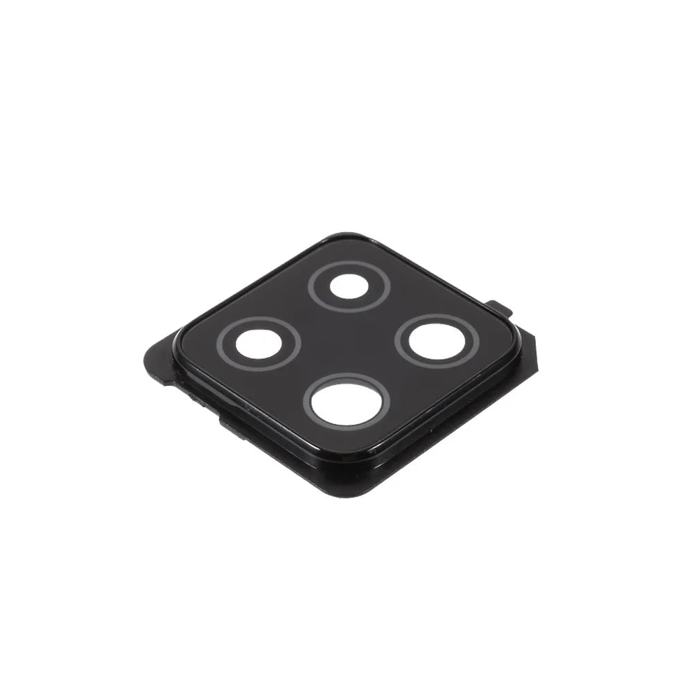 OEM Back Camera Lens Ring Cover with Glass Lens for Samsung Galaxy A42 5G A426 - Black - 2