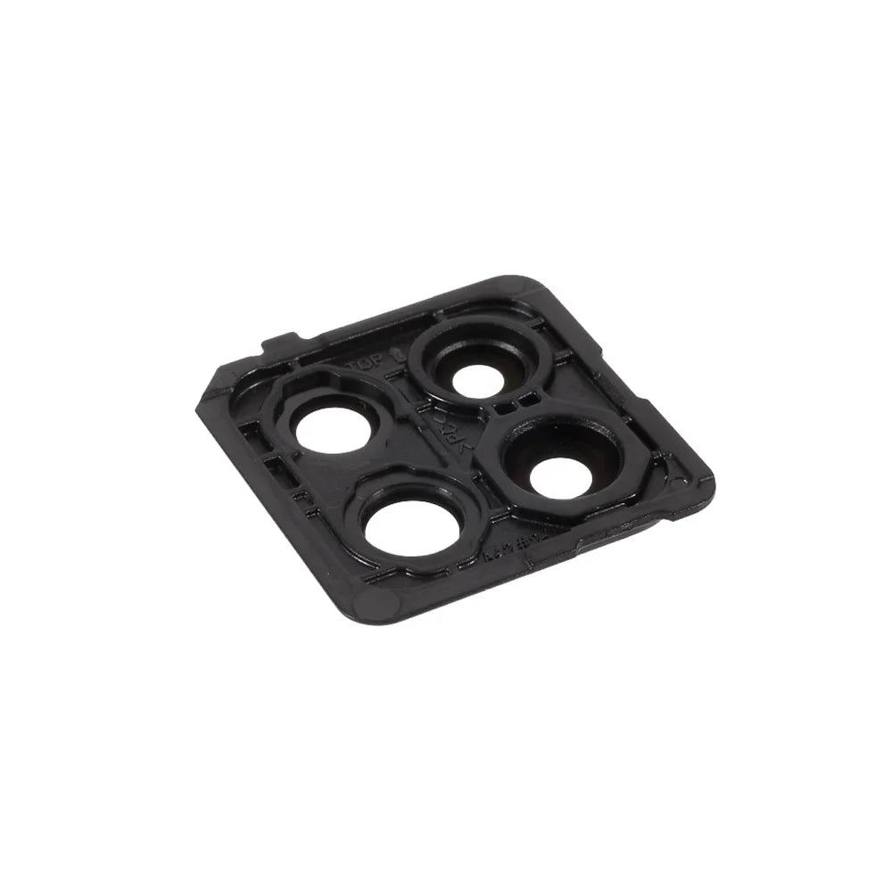 OEM Back Camera Lens Ring Cover with Glass Lens for Samsung Galaxy A42 5G A426 - Black - 3