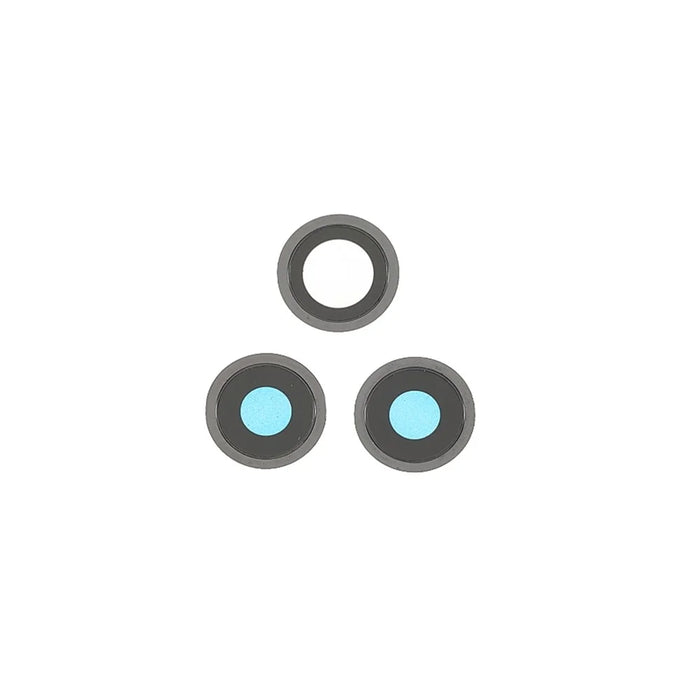 OEM Rear Back Camera Glass Lens Ring Cover Replacement for iPhone 11 Pro / 11 Pro Max - Dark Grey - 2