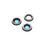 OEM Rear Back Camera Glass Lens Ring Cover Replacement for iPhone 11 Pro / 11 Pro Max - Dark Grey - 4