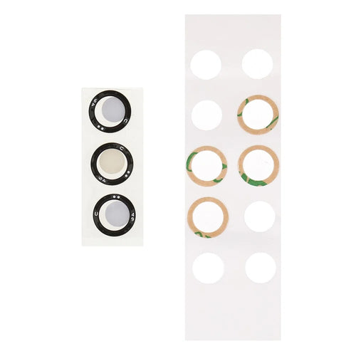 3Pcs/Set OEM Rear Camera Rim Lens Cover (without Logo) for Samsung Galaxy A32 4G (EU Version)/(US Version) A325 / A32 5G A326 - 1