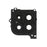OEM Back Camera Lens Ring Cover with Glass Lens Replacement (without Logo) for Samsung Galaxy A22 5G (EU Version) / (US Version) - Black - 2